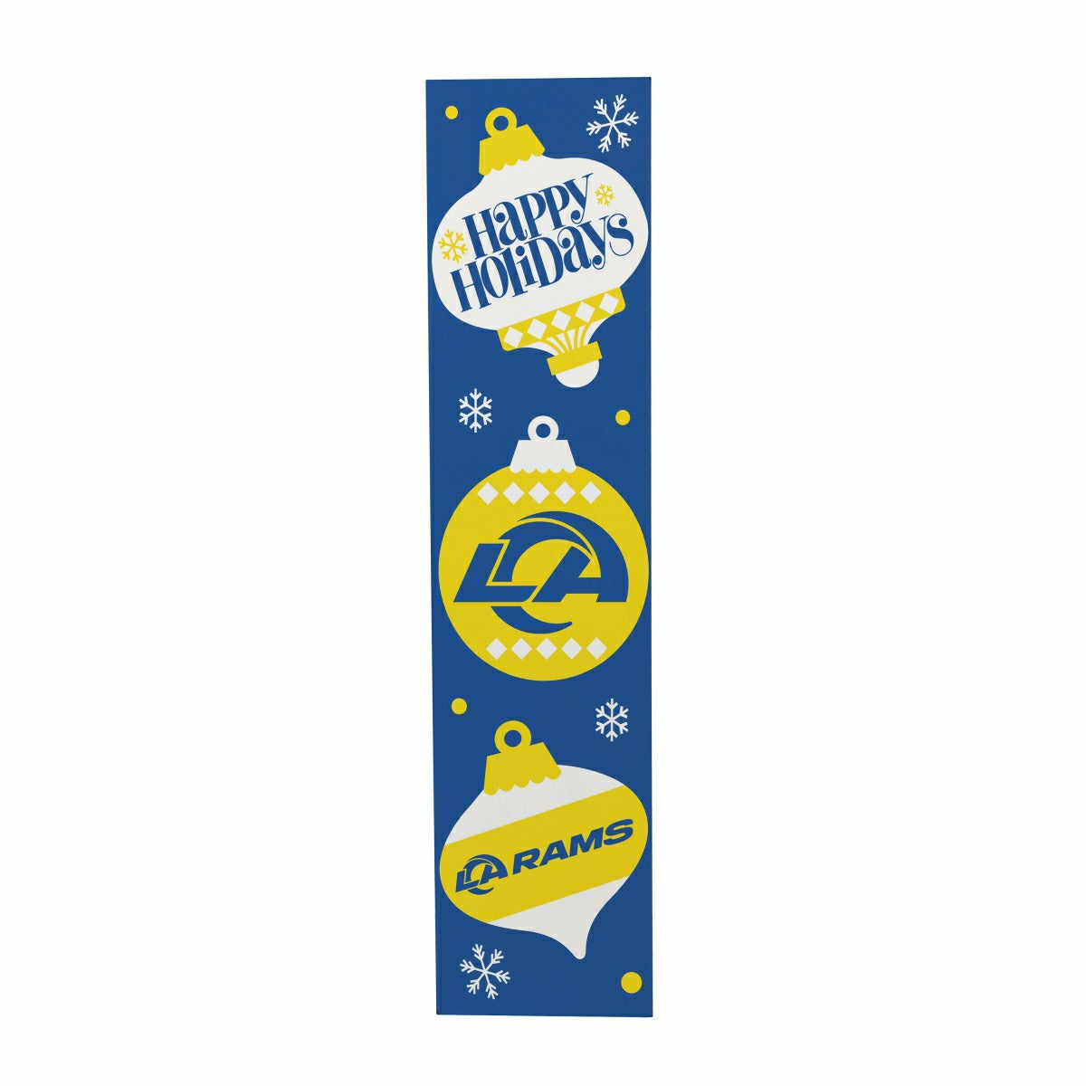 47" Double Sided Leaner, Los Angeles Rams, Christmas, NFL, Home