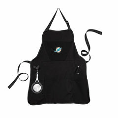 Grill Apron, Black, Miami Dolphins, NFL, Home