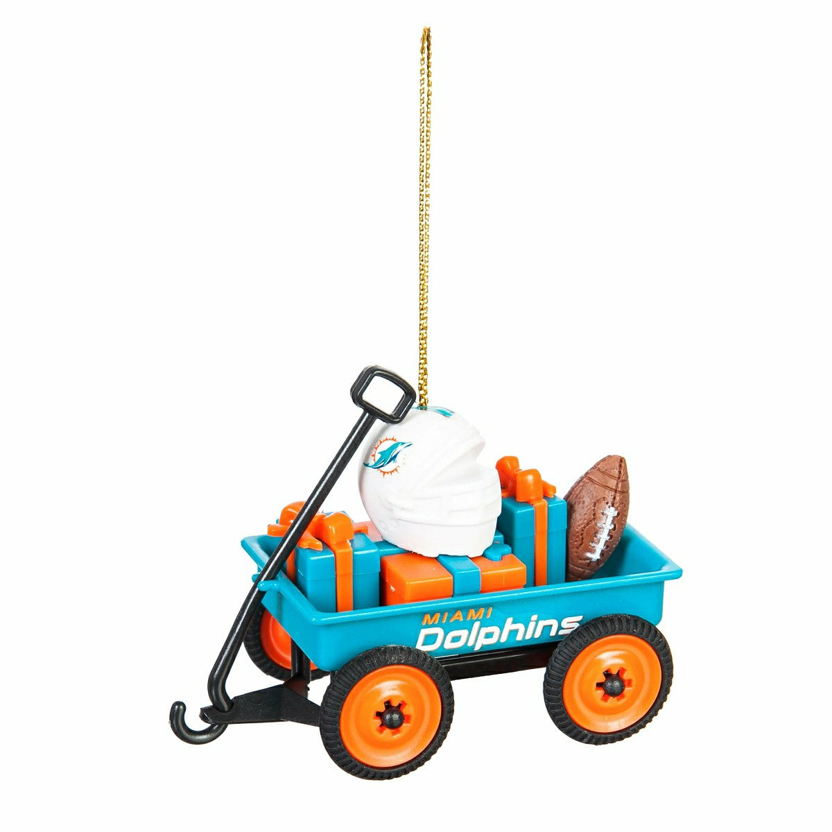 Miami Dolphins Team Wagon Ornament ,  MyEvergreen, NFL, Home