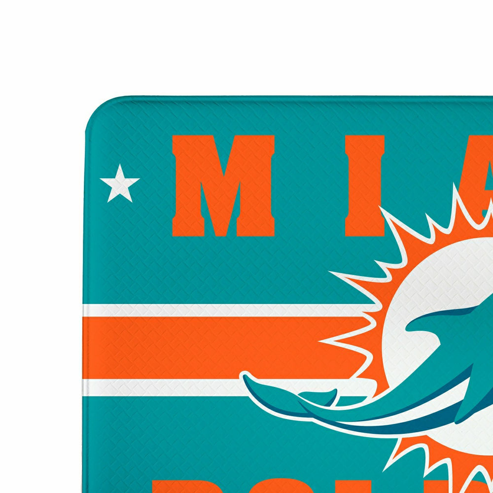 Miami Dolphins Anti-Fatigue Mat, 18"x30", NFL