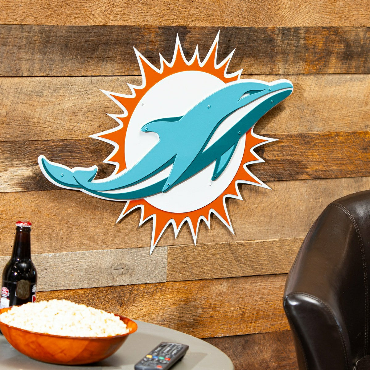 Miami Dolphins Premier Metal Wall Art, NFL, Home