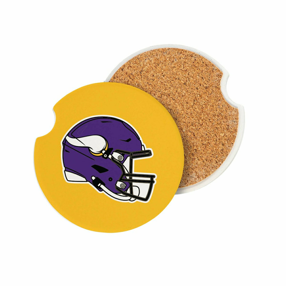 Minnesota Vikings Car Coaster Set, 2pc, NFL