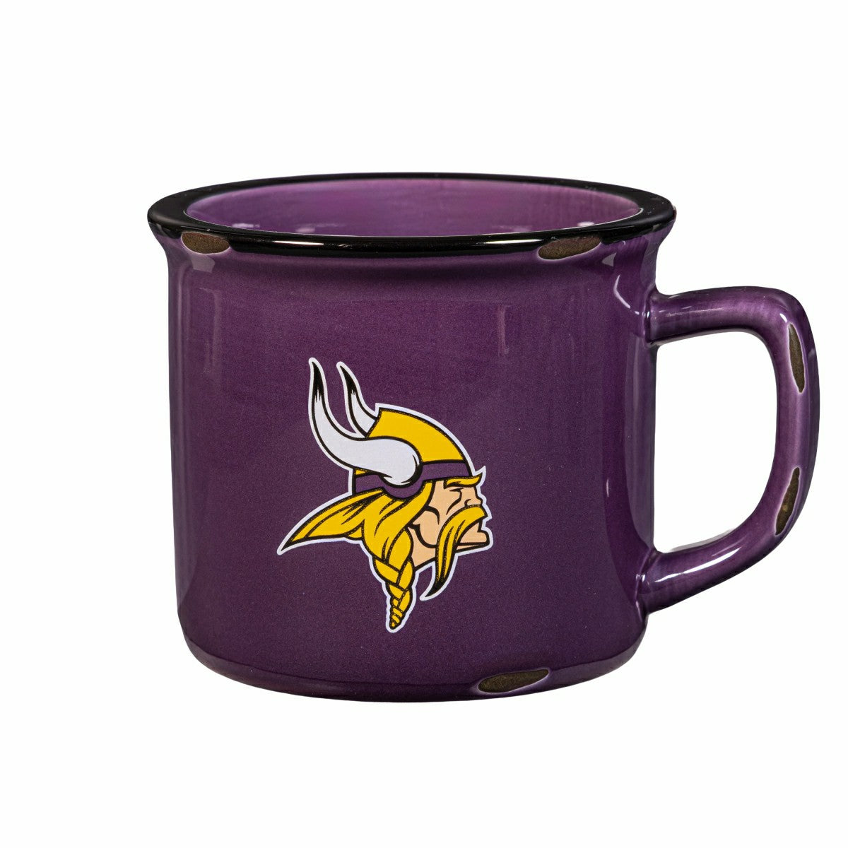 Minnesota Vikings Ceramic Camp Cup with Enamel Finish, 14oz, NFL