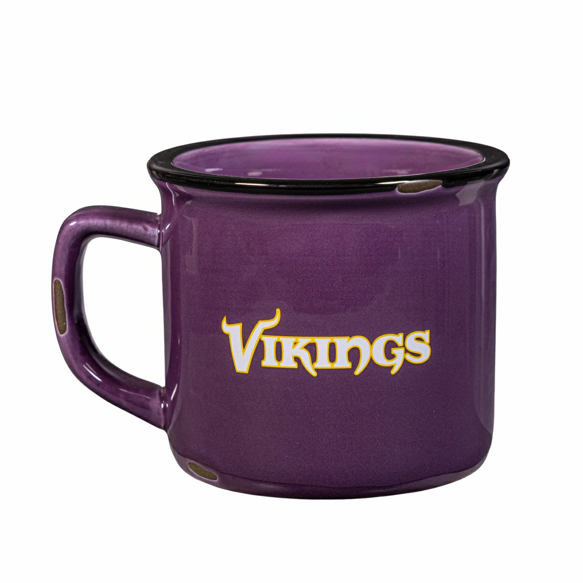 Minnesota Vikings Ceramic Camp Cup with Enamel Finish, 14oz, NFL
