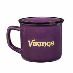Minnesota Vikings Ceramic Camp Cup with Enamel Finish, 14oz, NFL