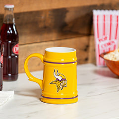 Minnesota Vikings Ceramic Stein Cup, 24oz, NFL, Home