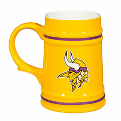 Minnesota Vikings Ceramic Stein Cup, 24oz, NFL, Home