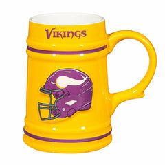 Minnesota Vikings Ceramic Stein Cup, 24oz, NFL, Home