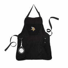 Grill Apron, Black, Minnesota Vikings, NFL, Home