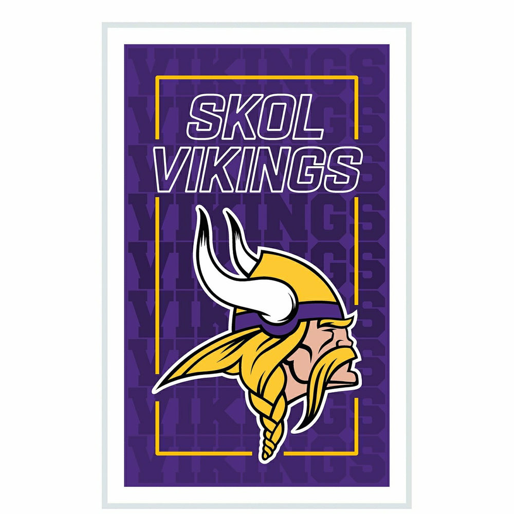 Minnesota Vikings NFL Football Rectangle Neolite LED Decor, NFL, Home