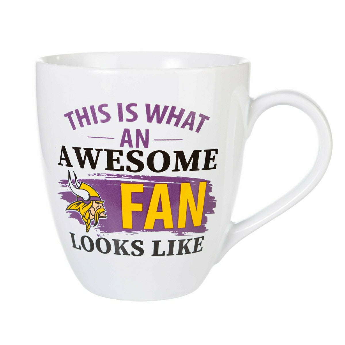 Minnesota Vikings, Ceramic Cup O'Java 17oz Gift Set, NFL, Home