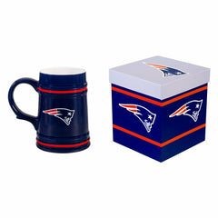 New England Patriots Ceramic Stein Cup, 24oz, NFL, Home