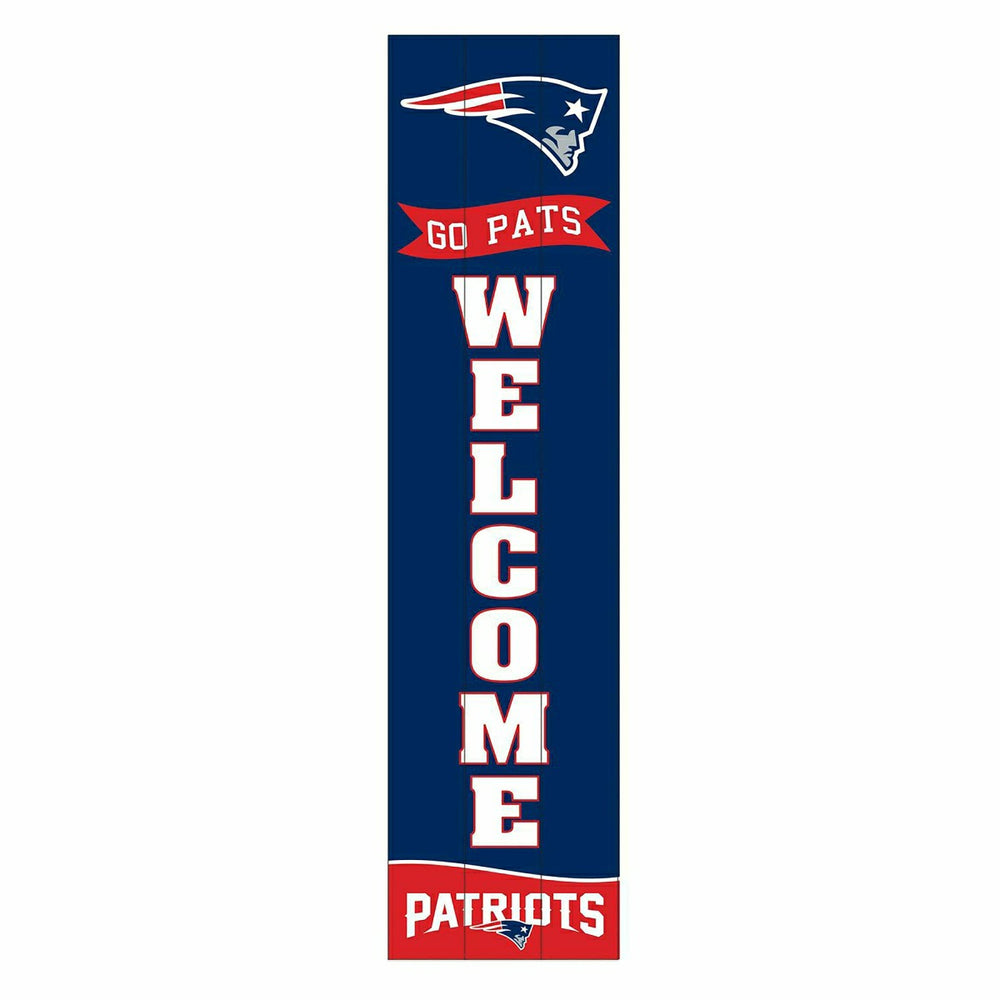 New England Patriots Large Single Sided Leaner, 46", NFL, Home