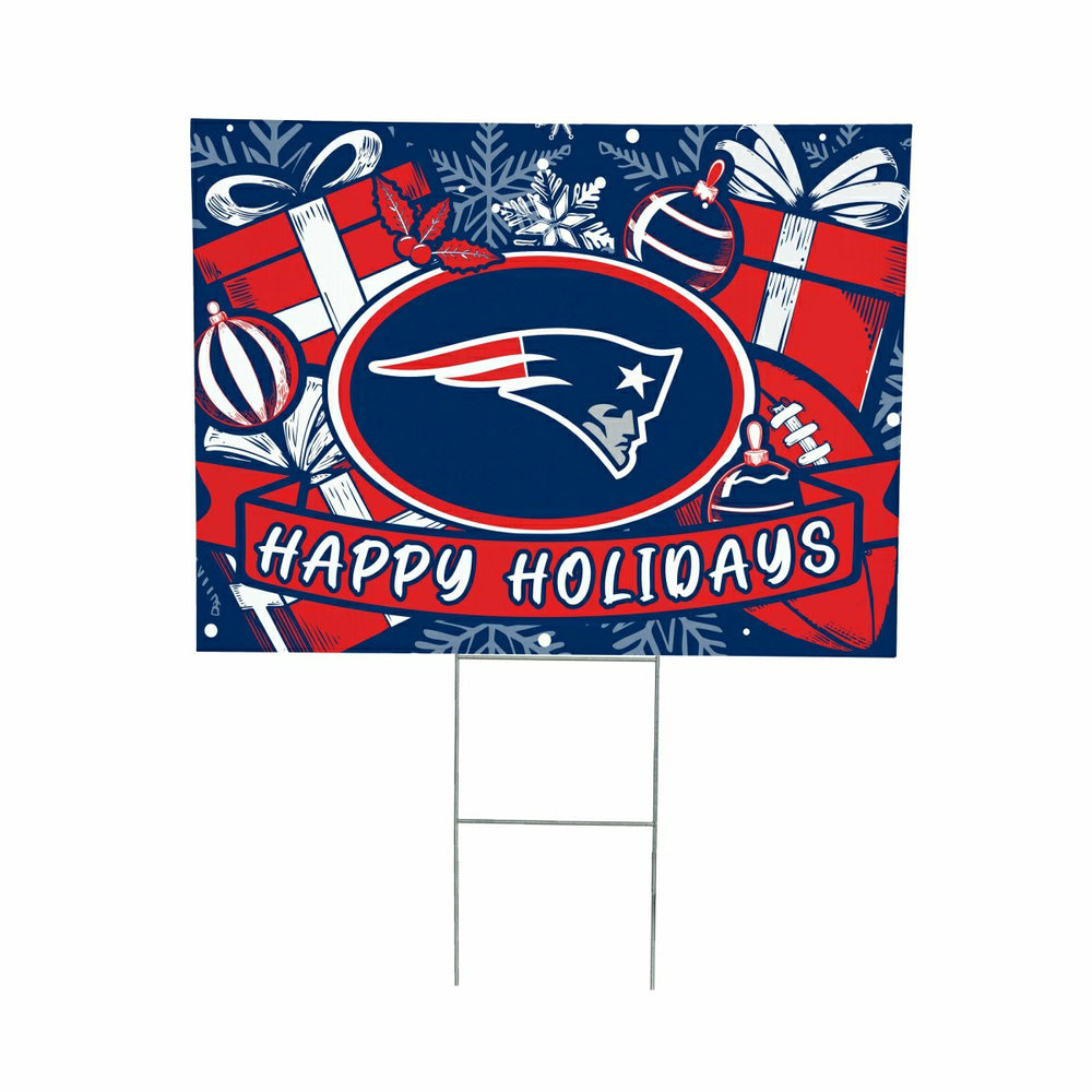 New England Patriots Yard Sign, Holiday, NFL, Home