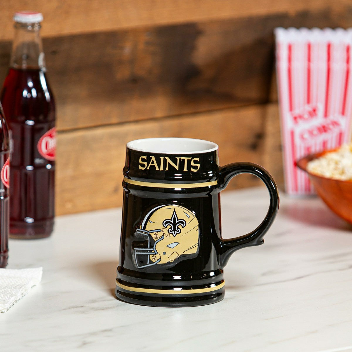 New Orleans Saints Ceramic Stein Cup, 24oz, NFL, Home