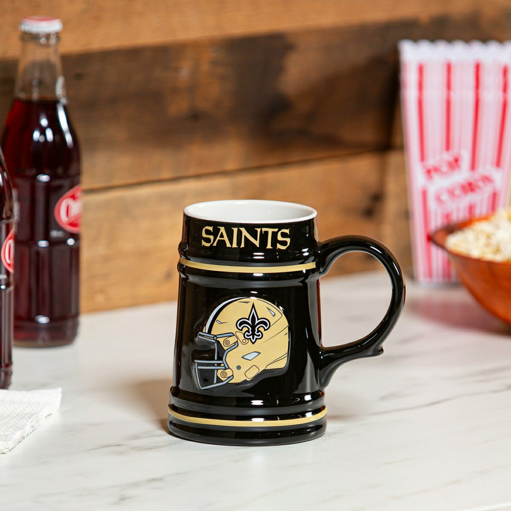 New Orleans Saints Ceramic Stein Cup, 24oz, NFL, Home
