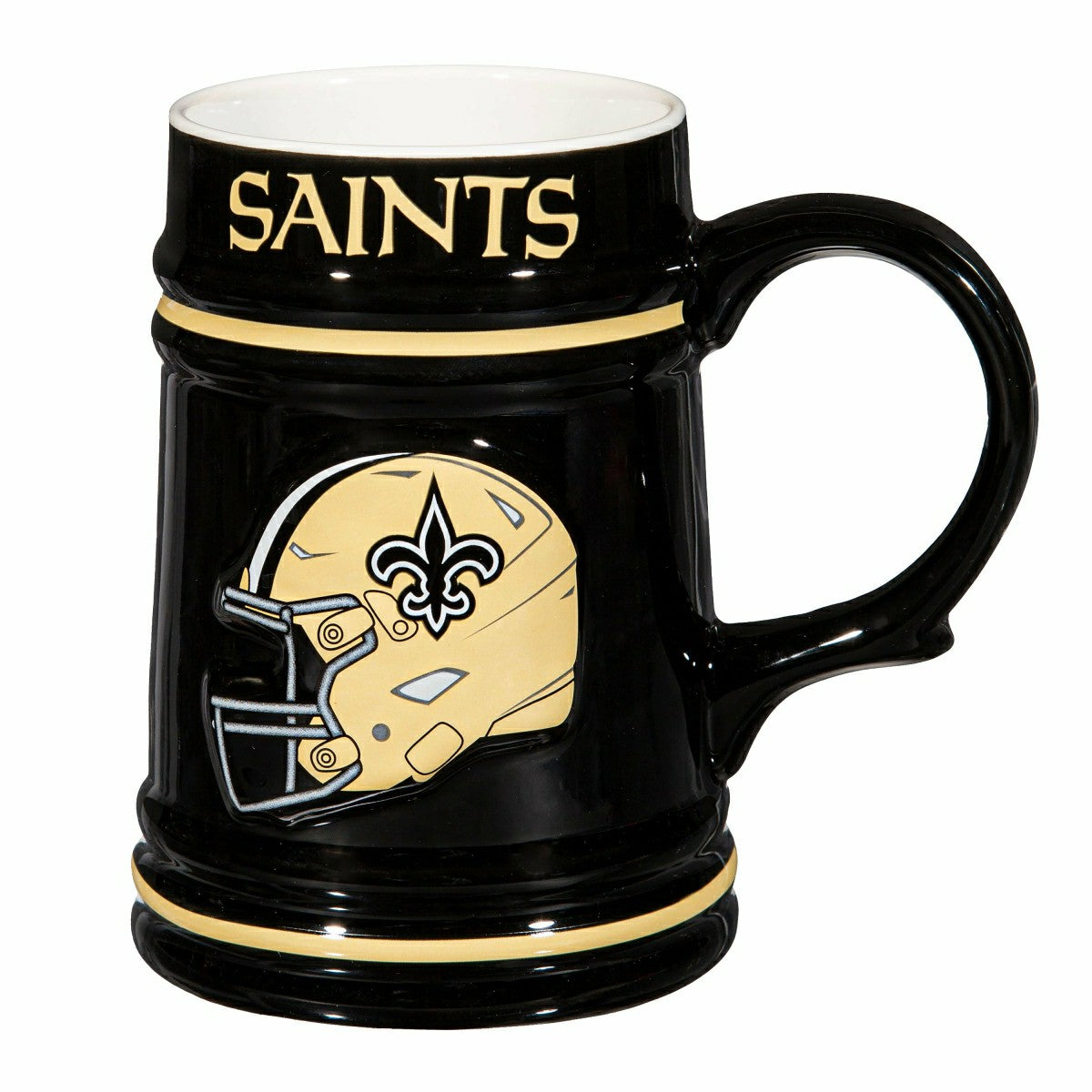 New Orleans Saints Ceramic Stein Cup, 24oz, NFL, Home