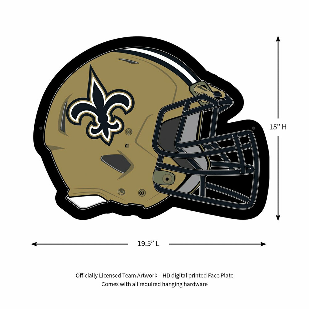 LED Wall Decor, Helmet, New Orleans Saints, NFL, Home