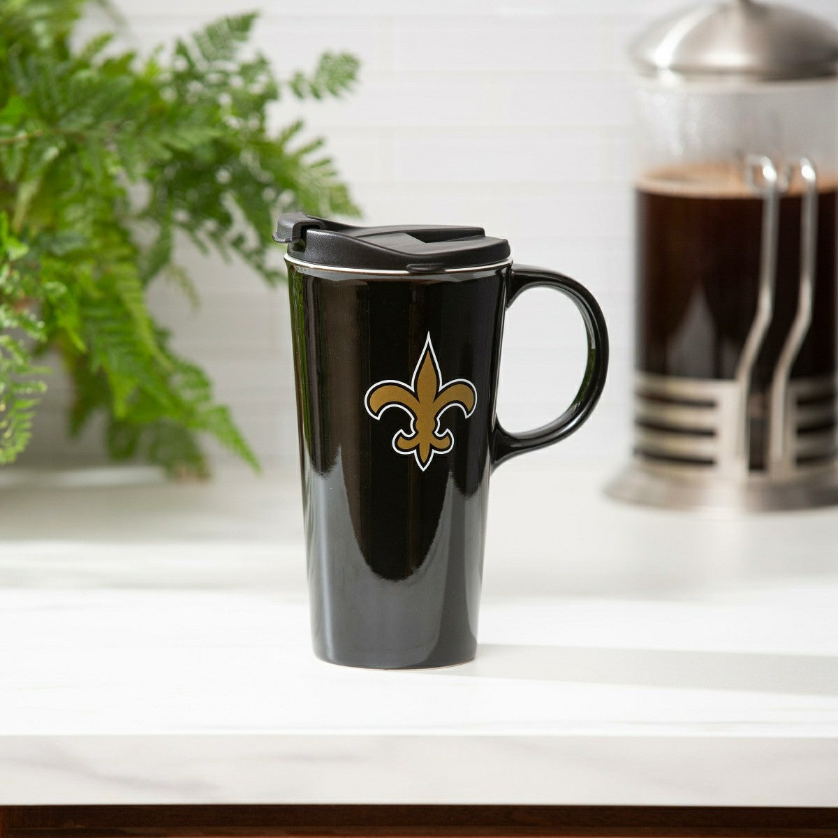 New Orleans Saints, 17oz Boxed Travel Latte, NFL, Home