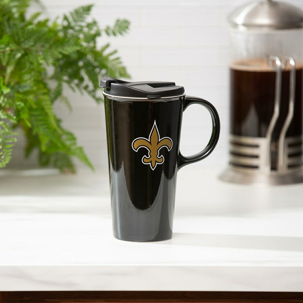 New Orleans Saints, 17oz Boxed Travel Latte, NFL, Home