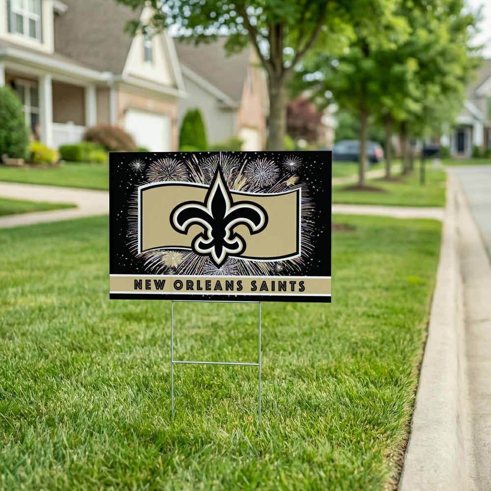 New Orleans Saints Yard Sign, Patriotic, NFL, Home