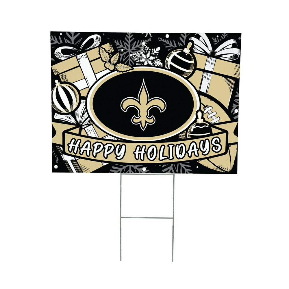 New Orleans Saints Yard Sign, Holiday, NFL, Home