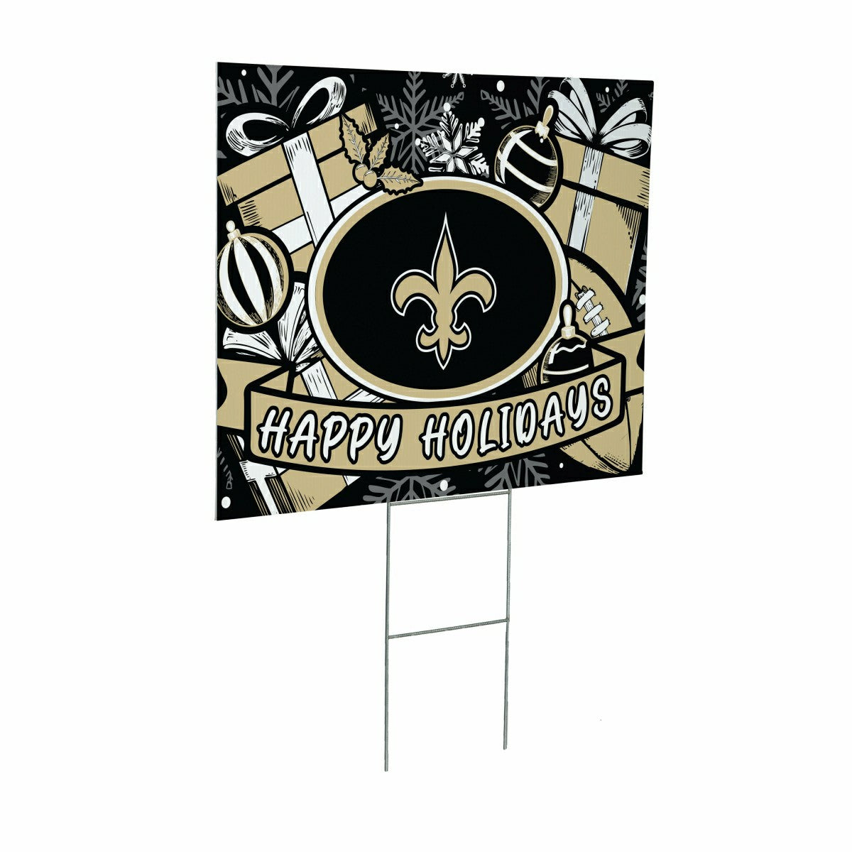 New Orleans Saints Yard Sign, Holiday, NFL, Home