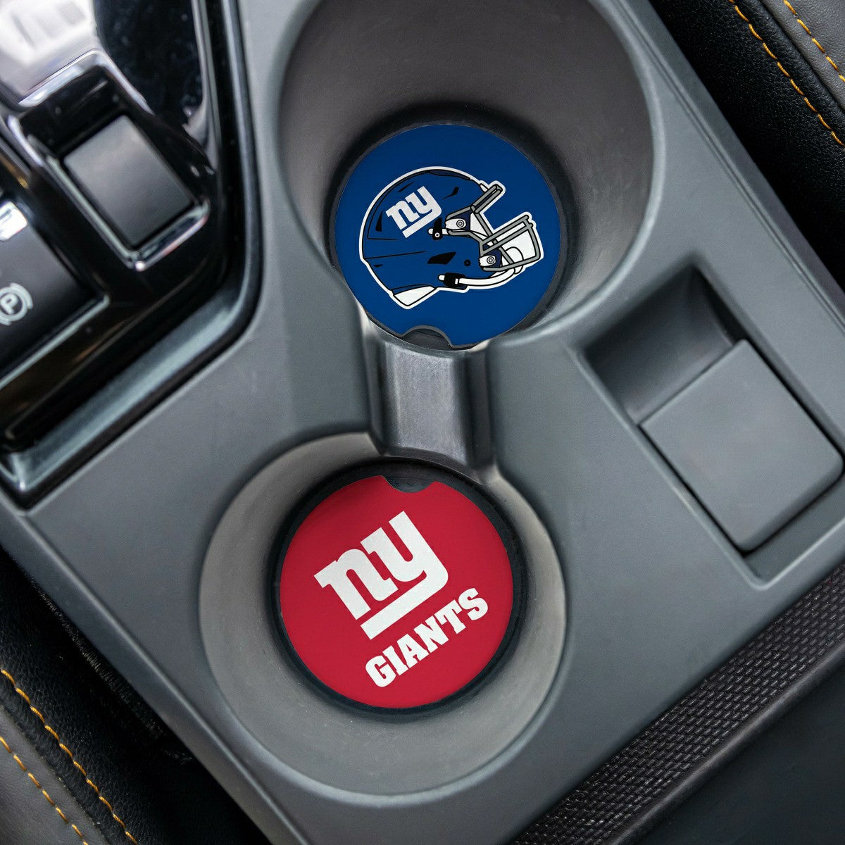 New York Giants Car Coaster Set, 2pc, NFL