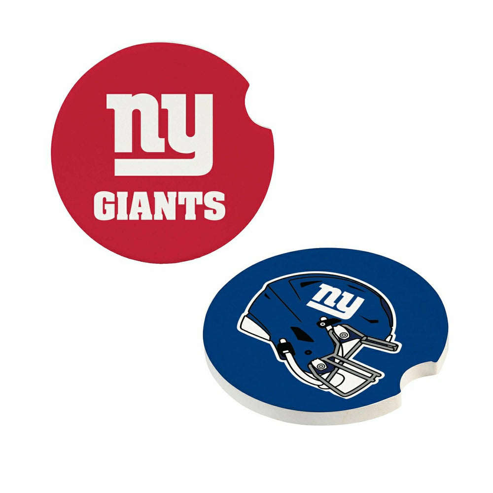 New York Giants Car Coaster Set, 2pc, NFL