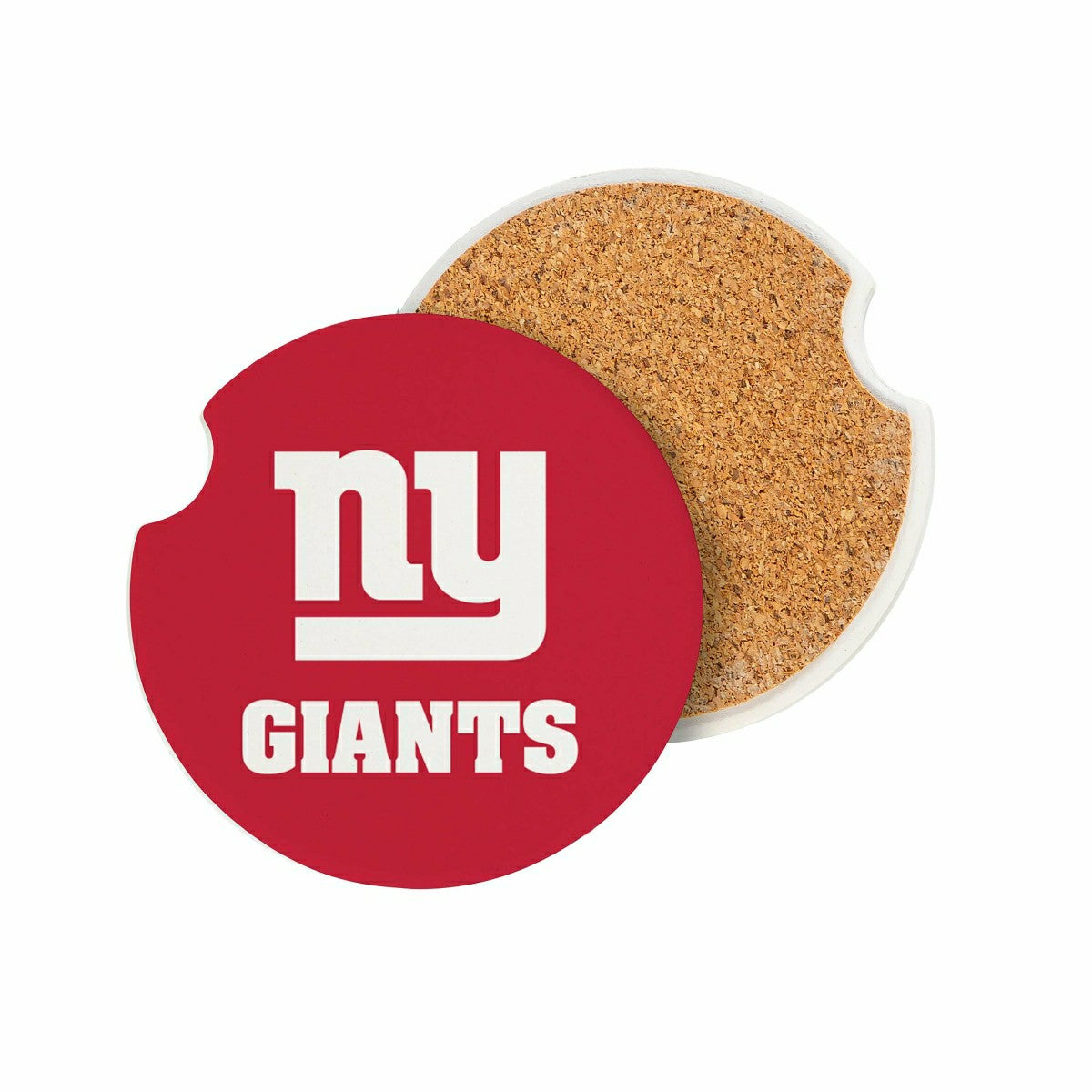 New York Giants Car Coaster Set, 2pc, NFL