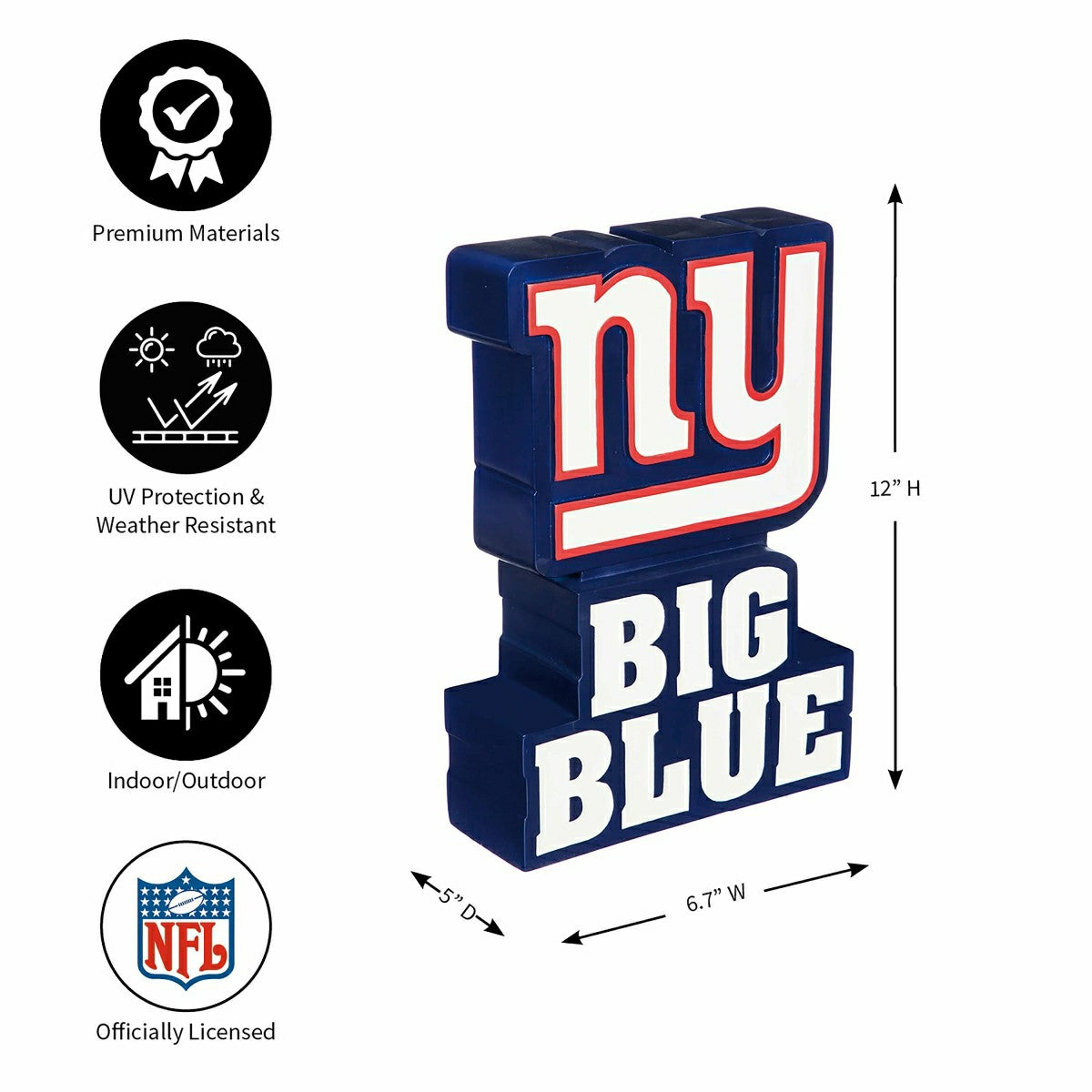 New York Giants Mascot Statue ,  MyEvergreen, NFL, Home