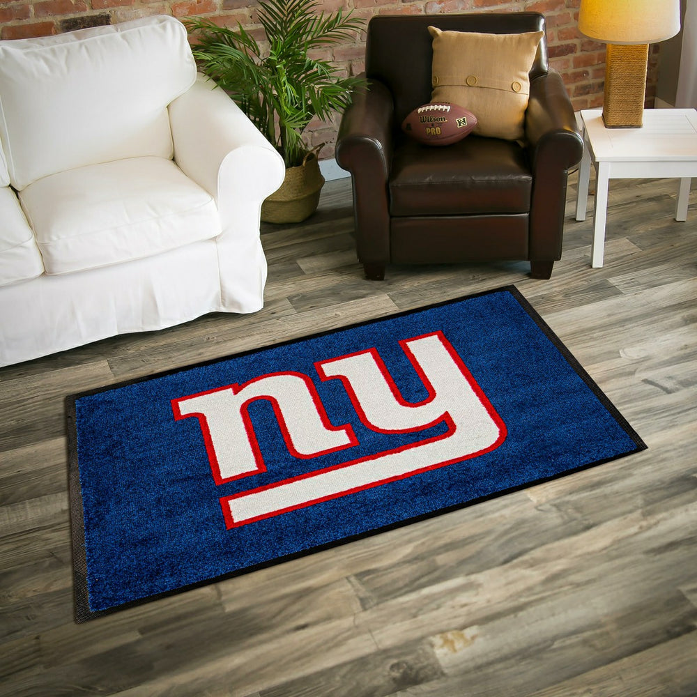 3'x5' Large USA Indoor Outdoor Outdoor Entryway Mat, New York Giants, NFL