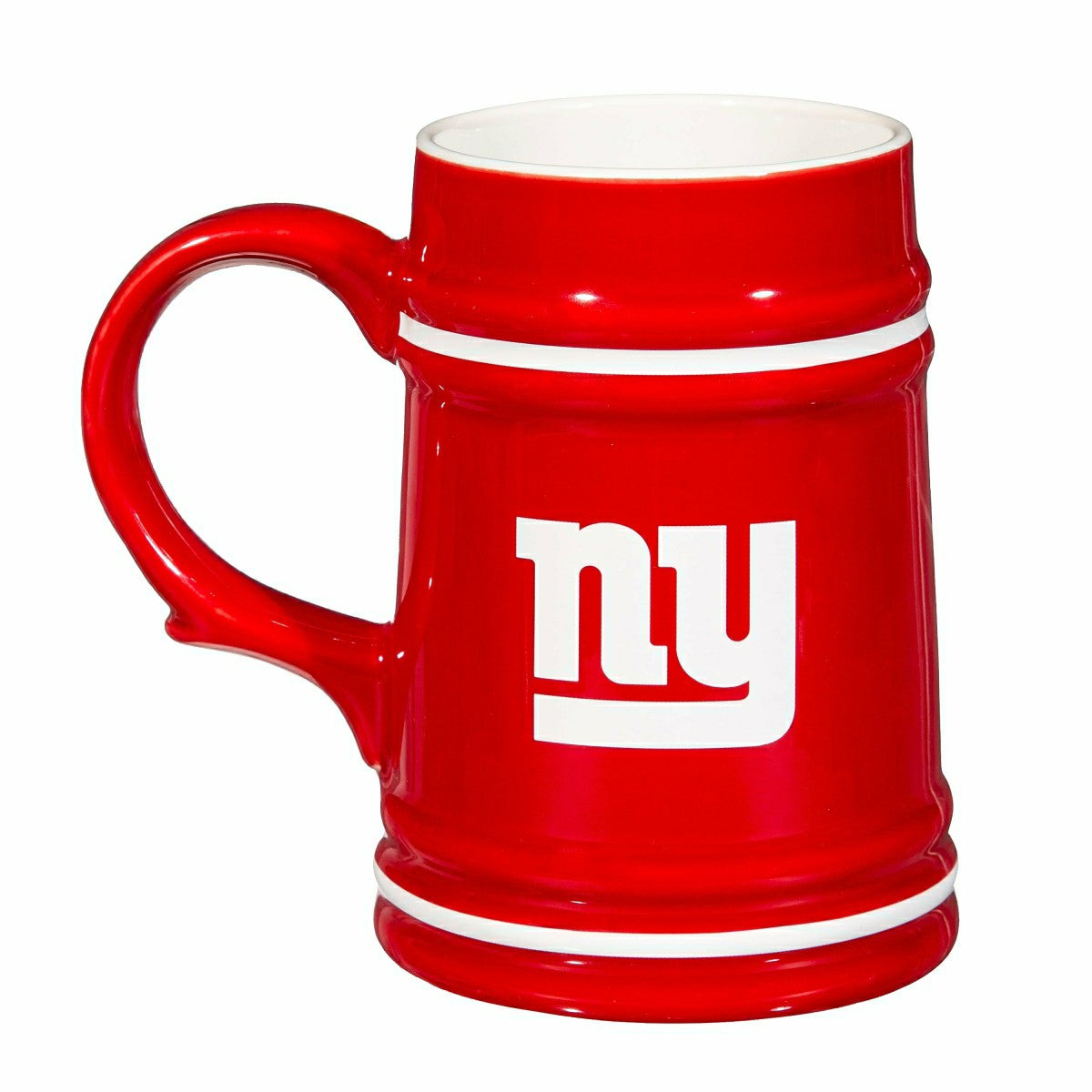 New York Giants Ceramic Stein Cup, 24oz, NFL, Home