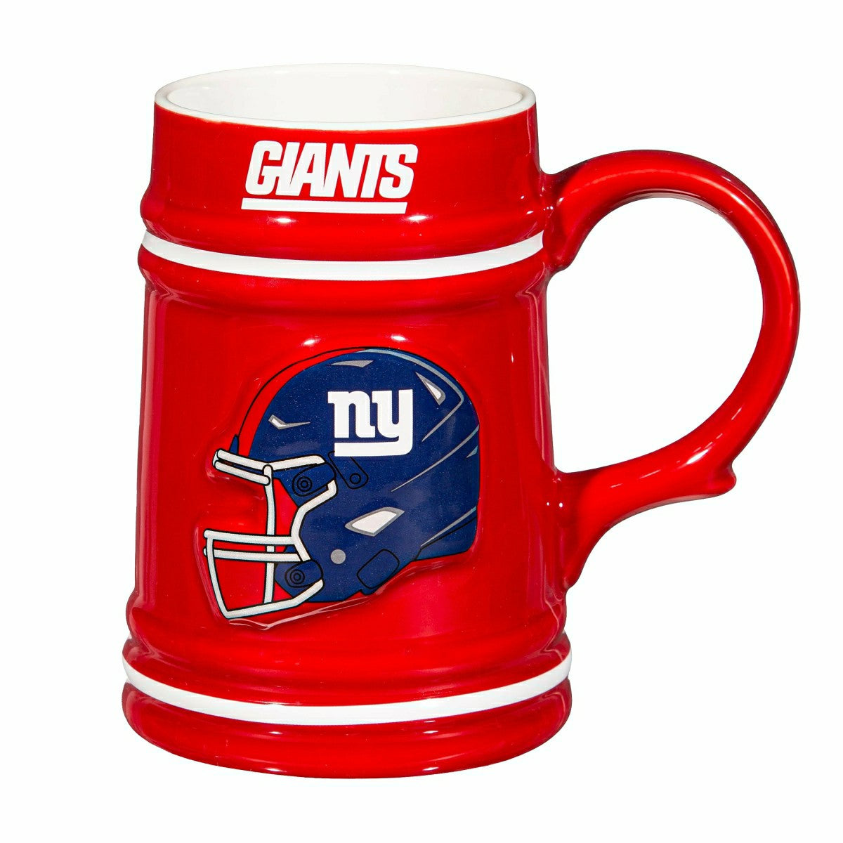 New York Giants Ceramic Stein Cup, 24oz, NFL, Home