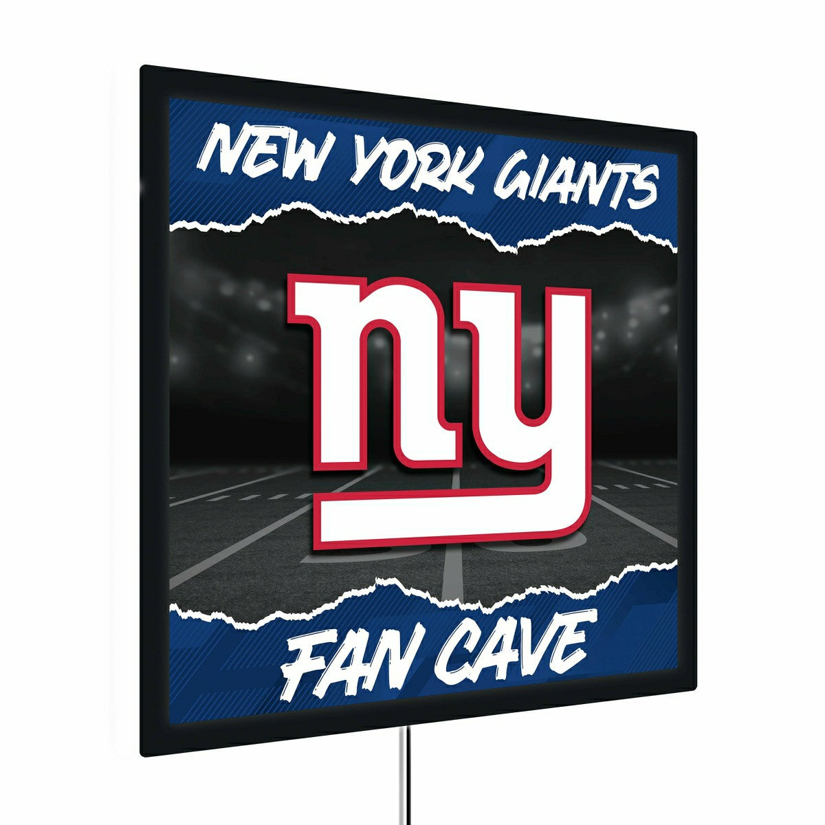 New York Giants 23"H x 23"L LED Wall Decor, Edgelite, Square, NFL, Home