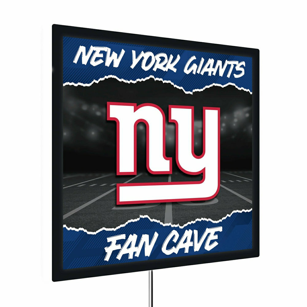 New York Giants 23"H x 23"L LED Wall Decor, Edgelite, Square, NFL, Home