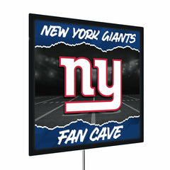 New York Giants 23"H x 23"L LED Wall Decor, Edgelite, Square, NFL, Home