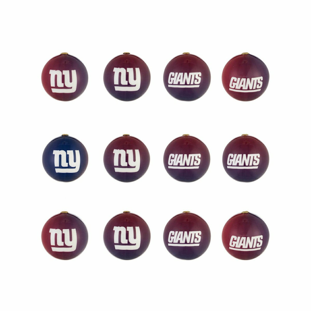 12pc Ornament Set, New York Giants, NFL, Home