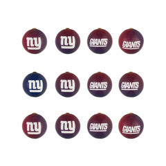 12pc Ornament Set, New York Giants, NFL, Home