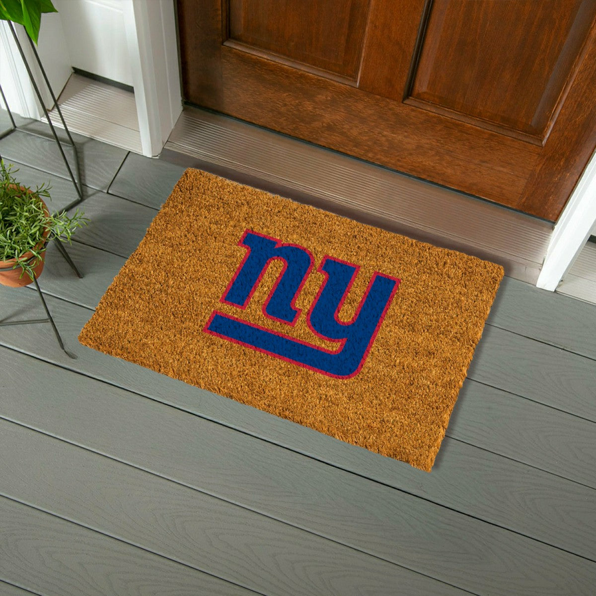 Coir Mat, 16"x28", New York Giants, NFL