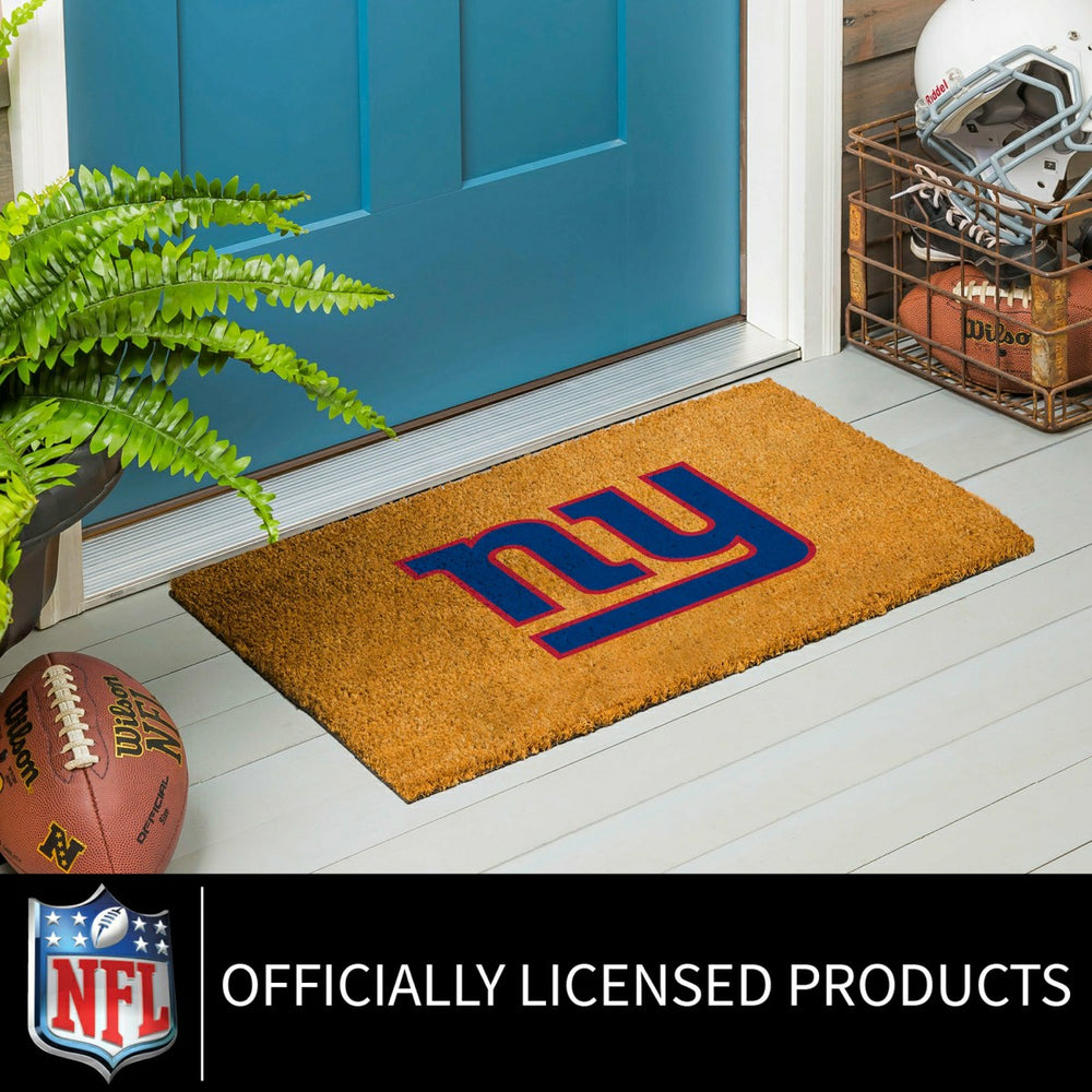 Coir Mat, 16"x28", New York Giants, NFL