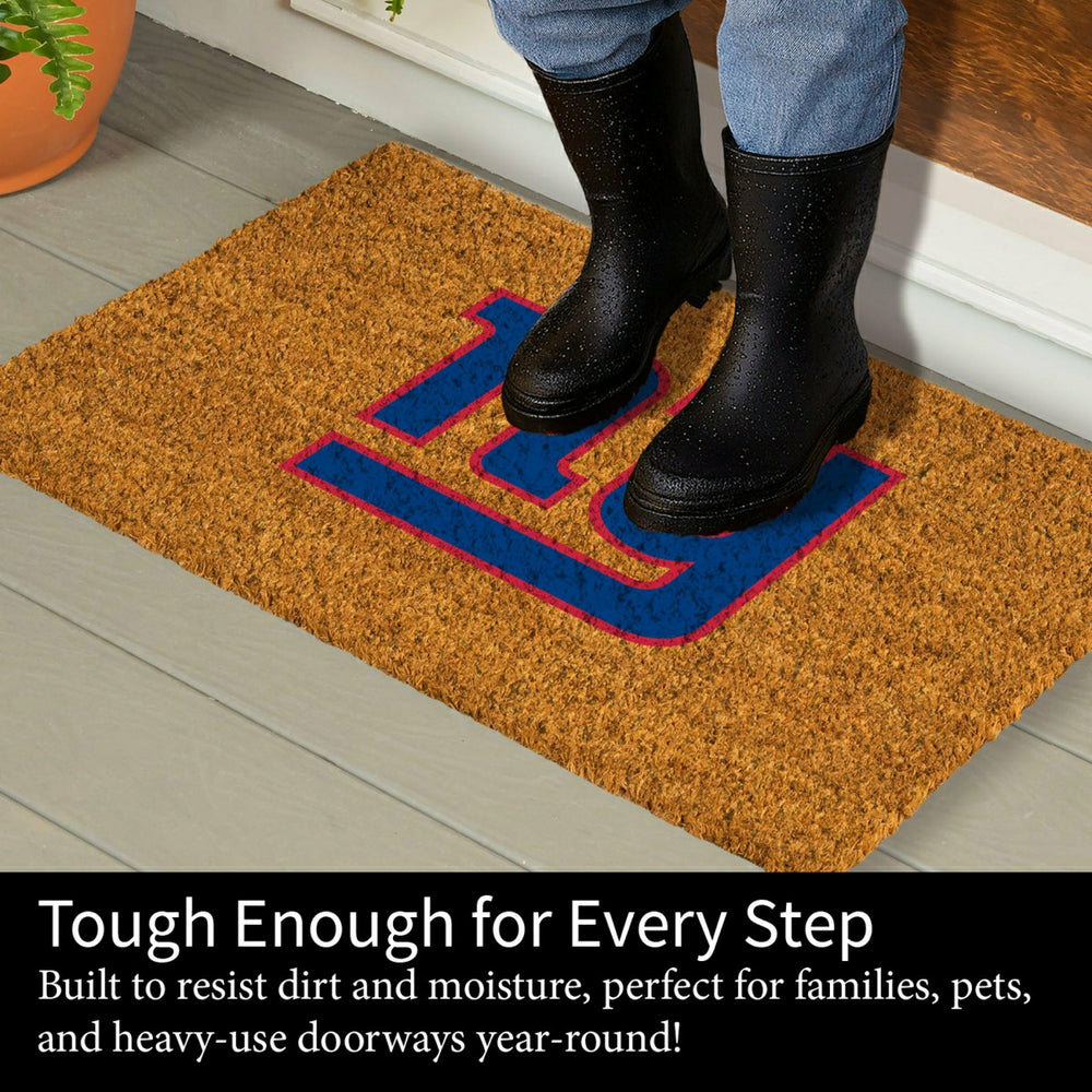 Coir Mat, 16"x28", New York Giants, NFL