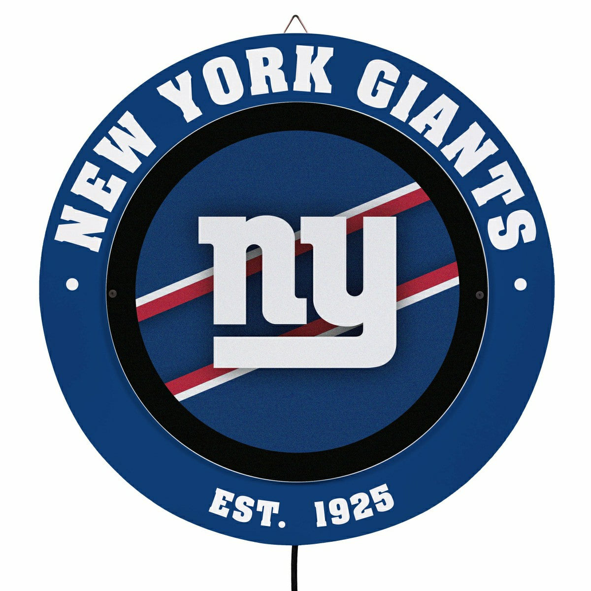 New York Giants, Metal Lite, Round, NFL