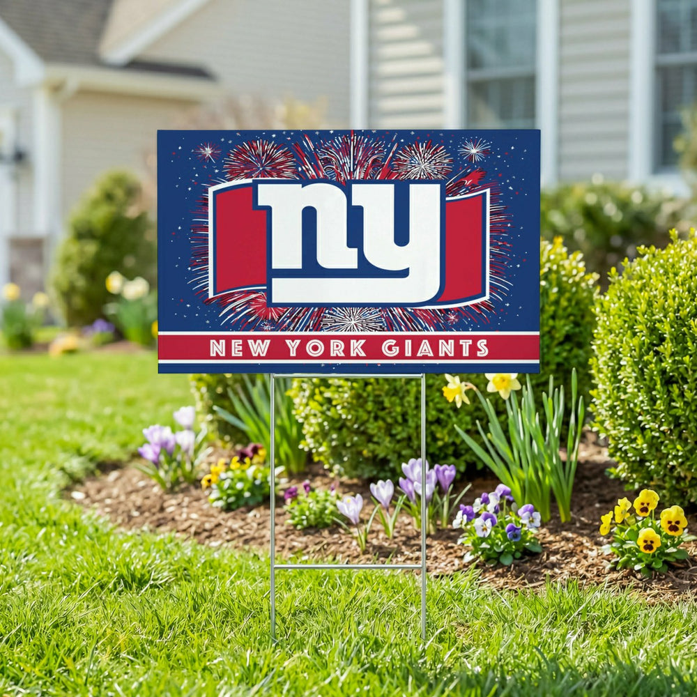 New York Giants Yard Sign, Patriotic, NFL, Home