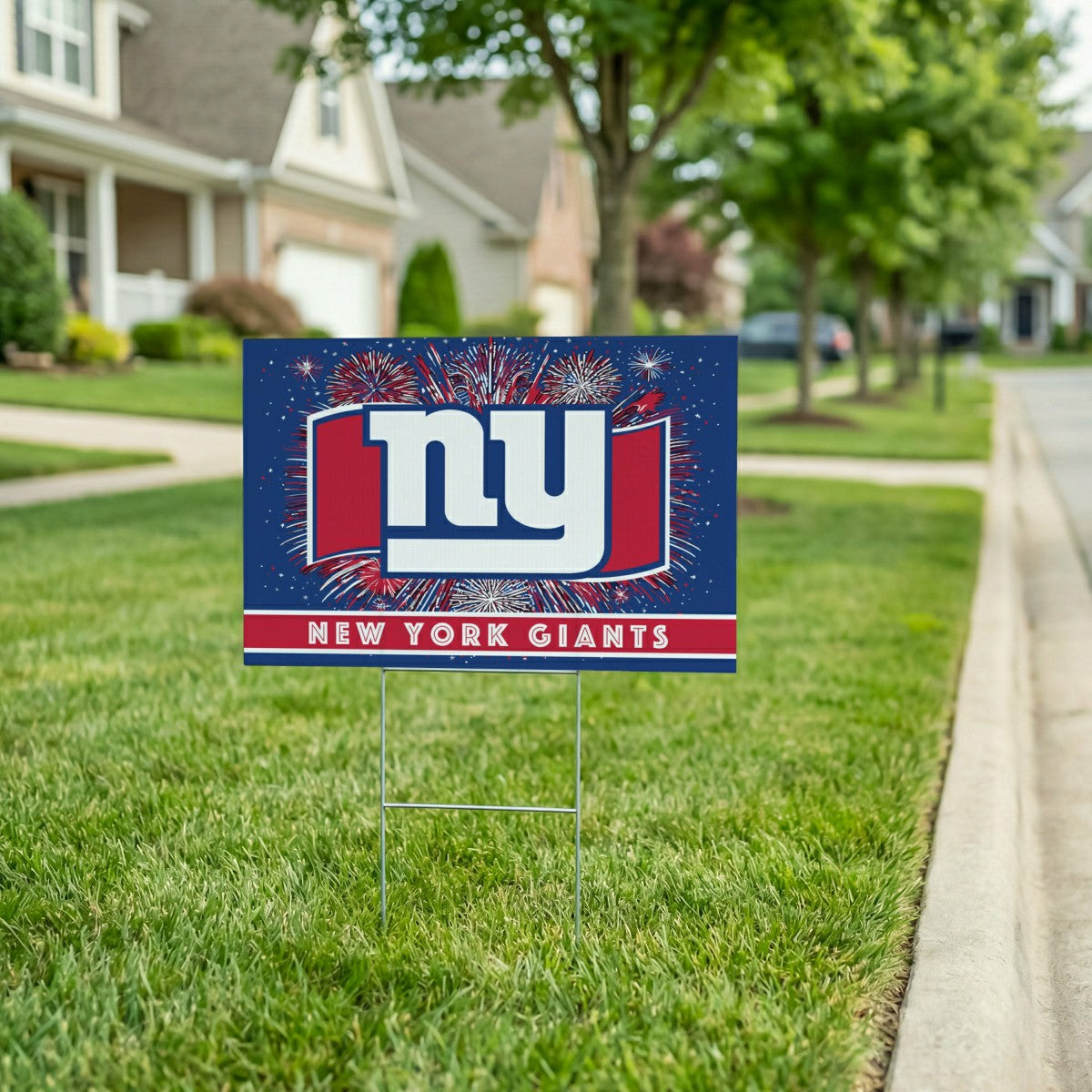 New York Giants Yard Sign, Patriotic, NFL, Home