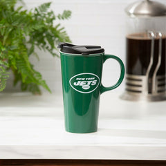 New York Jets, 17oz Boxed Travel Latte, NFL, Home