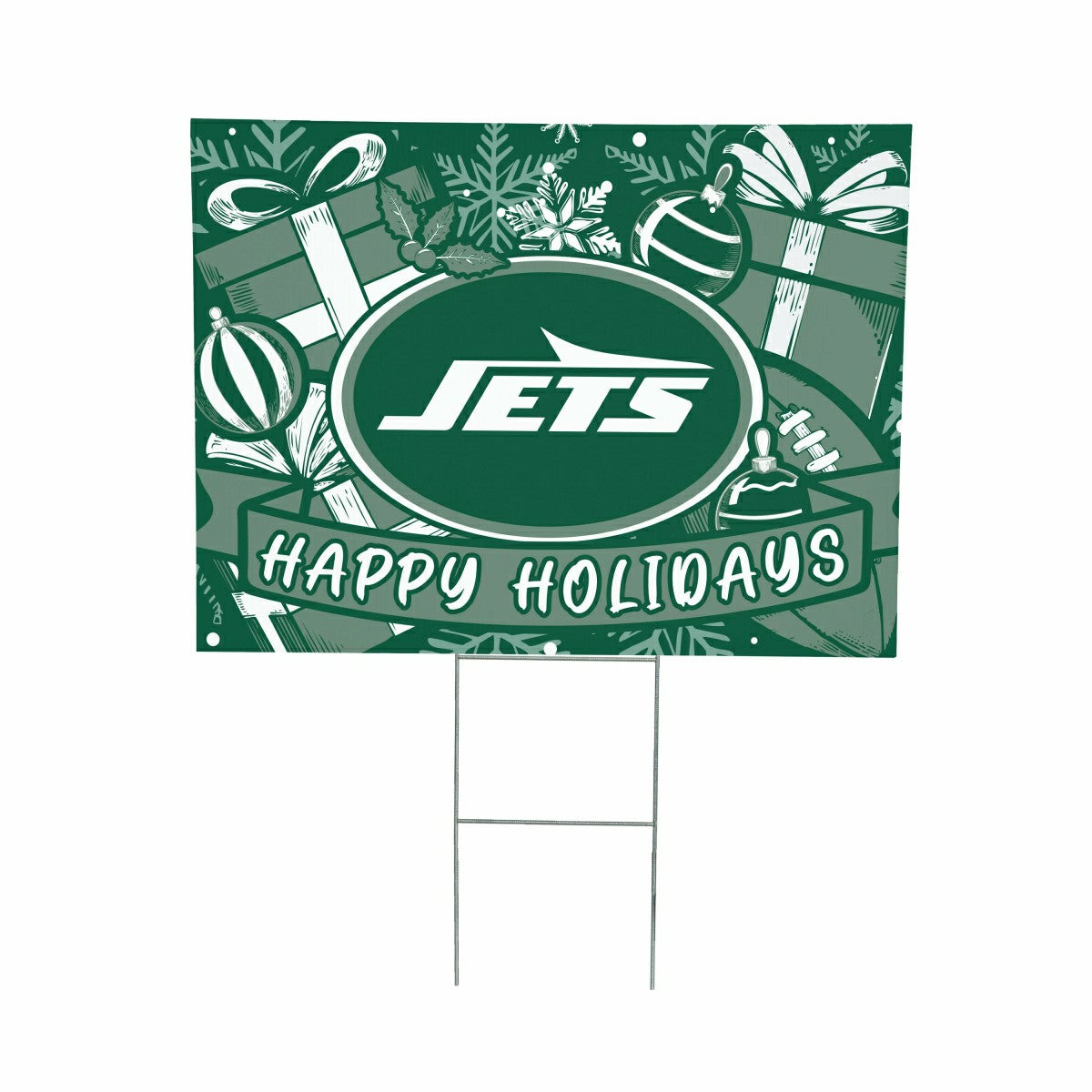 New York Jets Yard Sign, Holiday, NFL, Home