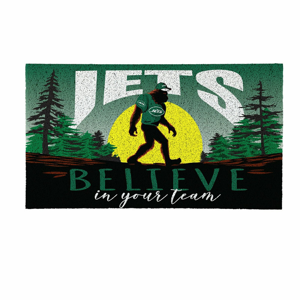 New York Jets Bigfoot PVC Mat, 28"x16", NFL