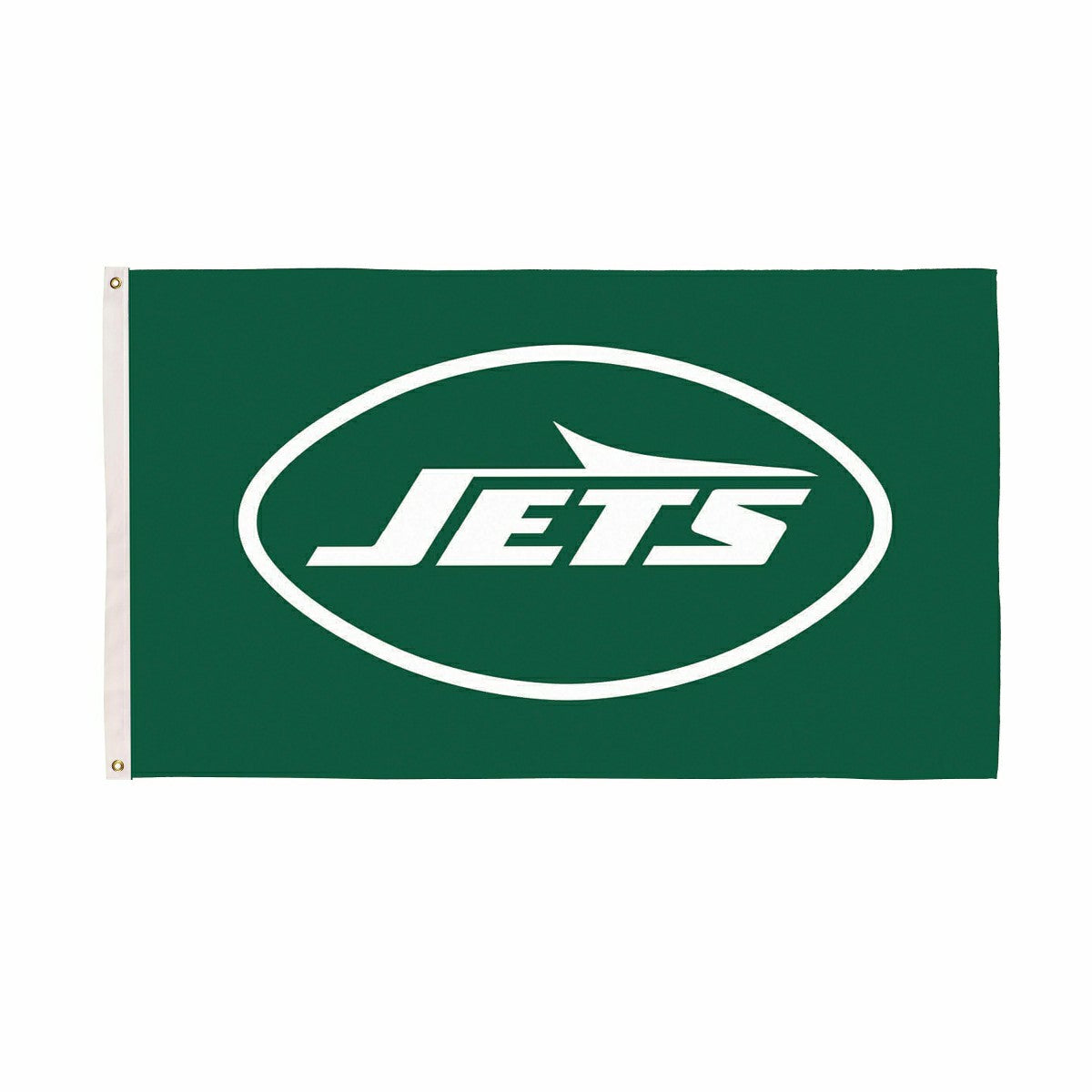 New York Jets Single Sided Flag w/ 2 Grommets, 3'x5', NFL, Home