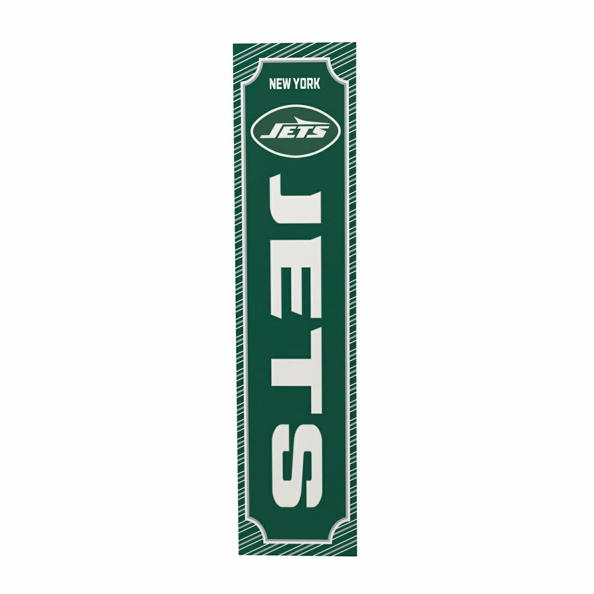 New York Jets Winter Seasonal Double Sided Large Leaner, 46", NFL, Home